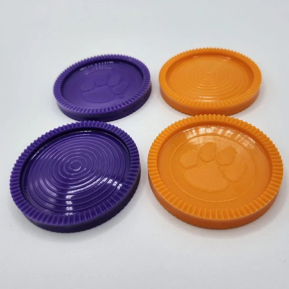 Clemson Tigers Jumbo Checkers Game (Complete)